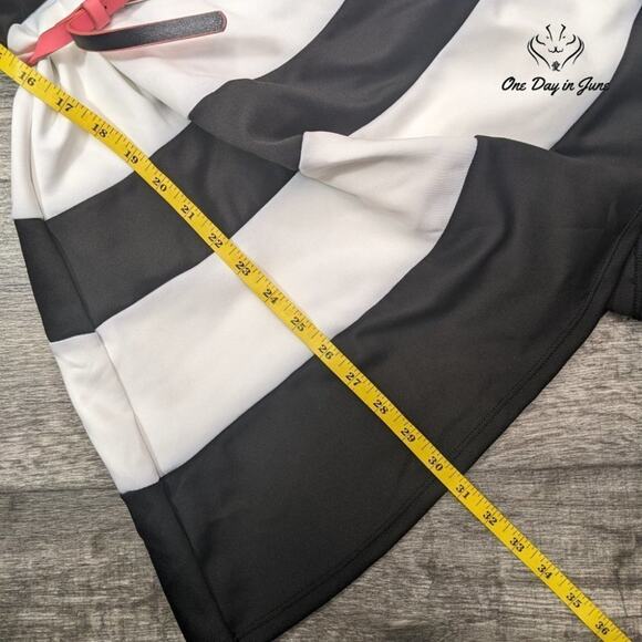 Three Pink Hearts Juniors Striped Sleeveless Belted Dress Size XS - Picture 3 of 4